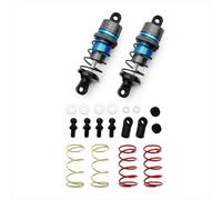 Amortisseur à Ressort Rc Pour JAS Sky Blue 1/10 Échelle 63 Mm Paire D'amortisseurs Hydrauliques Métal Piste Plate RC Accessoires Mise À Niveau Voitures Course Et Drift