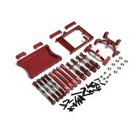 Amortisseur à Ressort Rc Pour MN D90 Pour MN98 Pour MN99S 1/12 Châssis Métallique Lien Servo Support Amortisseur Pour Traverse Ensemble Télécommande Voiture Mise Niveau(Red)