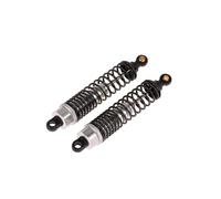 Amortisseur à Ressort Rc Pour Traxxas Pour Hsp Pour Redcat Échelle 1:10 90 Mm 4 Pièces Mise Niveau Amortisseurs Métalliques Véhicule Tout-terrain Télécommandé(Silver,2PCS)