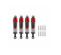 Amortisseur Amortisseurs À Bain D'huile, 52-120 Mm, 4 Pièces, Pour Voitures Télécommandées 1/10, Monster Trucks, Buggy Et Touring Amortissement Suspension(Red 70mm)
