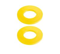 Amortisseur Amortisseurs Anneau en Caoutchouc Universel Protection Bague D'amortisseur pour VW pour Golf MK4 pour Jetta pour Bora pour Skoda Joint Capot Roulement Avant(2pcs Yellow)