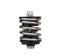 Amortisseur Arrière À Double Ressort Avec Axe En Titane/acier, Compatible Les Vélos Pliants Pour Brompton(Gray Titanium Axle)
