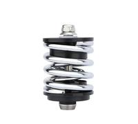 Amortisseur Arrière À Double Ressort Avec Axe En Titane/acier, Compatible Les Vélos Pliants Pour Brompton(Silver Titanium Axle)