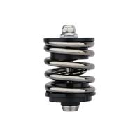 Amortisseur Arrière À Double Ressort Avec Axe En Titane/acier, Compatible Les Vélos Pliants Pour Brompton(Gray Steel Axle)