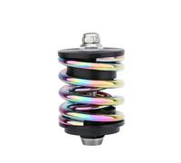 Amortisseur Arrière À Double Ressort Avec Axe En Titane/acier, Compatible Les Vélos Pliants Pour Brompton(Rainbow Titaniu Axle)