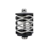 Amortisseur Arrière À Double Ressort Avec Axe En Titane/acier, Compatible Les Vélos Pliants Pour Brompton(Wave-titanium Axle)