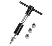 Amortisseur arrière Outil de douille vélo en acier inoxydable et aluminium pour douilles DU Montage Démontage avec manchon de visière pour Fox pour ROCKSHOX pour MANITOU X-Fusion 12,7 mm Noir Argent