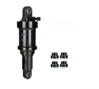 Amortisseur arrière pneumatique pour VTT de descente, alliage d'aluminium 6066, 165/190/210/230 mm œil à œil, pression maximale de 300 psi avec doublure 8 x 24 mm, noir (190 mm)