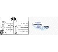 Amortisseur + Coussinet d'amortisseur MONROE pour CITROËN, FIAT, PEUGEOT BOXER