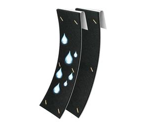 Amortisseur de bruit de gouttière - Arrêtez les gouttes gênantes et les échos de pluviale, lot de 2 inserts en mousse acoustique, structure à cellules ouvertes résistante aux UV + drainage ra