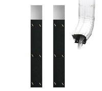 Amortisseur de bruit de gouttière - Silencieux de tuyau de | Silencieux anti-goutte | Protection du bec de | Lot de 2 amortisseurs de fossé de drainage extérieur pour parc, jardin