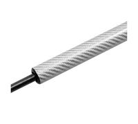 Amortisseur De Capot De Voiture 1 Vérin Capot 680 Mm Pour Subaru PourForester SJ 2013-2018 4e 57251SG000 Support Levage Capot Avant Pistons D'amortisseur Tige Cylindre À Ressort(Silver Carbon Fiber)