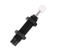 Amortisseur de chocs, pression d'huile avec course M12 x 10mm pour cylindre pneumatique, coque en matériau haute résistance et système d'amortissement réglable