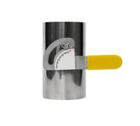 Amortisseur de conduit manuel en acier inoxydable 304 | Taille multiple for les conduits de ventilation CVC(32mm)