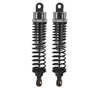 Amortisseur de contre-chocs de voiture RC, amortisseur de contre-chocs de chenille à télécommande à échelle 1:10 de 98 mm 2 pièces pour voiture HSP 1/10 94106/94107/94166/94170/94118/94177 RC(Titane)