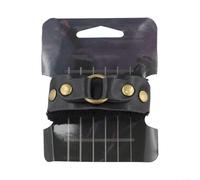 Amortisseur de cordes de guitare avec mécanisme de tension réglable pour réduire le bruit et améliorer le son pendant le jeu (noir)