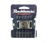 Amortisseur de cordes de guitare avec mécanisme de tension réglable pour réduire le bruit et améliorer le son pendant le jeu (B)