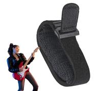 Amortisseur de cordes pour guitare - Suppression de bourdonnement overline, silencieux audio multifonctionnel, fermeture à tension réglable | Attaches en tissu flexible, amortisseur professionnel de