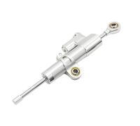 Amortisseur de Direction Ajustable Moto Amortisseur De Direction Anti-oscillation Modifié Pour Moto Pour CB650R 2019 2020 2021, Tige D'équilibrage, Règle En Titane(Silver-A)