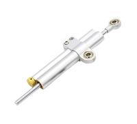 Amortisseur de Direction Ajustable Moto Amortisseur De Direction Anti-oscillation Modifié Pour Moto Pour CB650R 2019 2020 2021, Tige D'équilibrage, Règle En Titane(Silver-C)