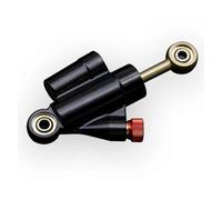 Amortisseur De Direction De Moto Universel CNC Amortisseur De Direction Réglable Universel en Alliage D'aluminium pour Moto, Stabilisateur pour Mini(Black)