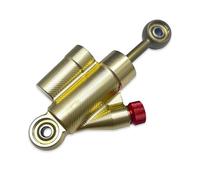 Amortisseur De Direction De Moto Universel CNC Amortisseur De Direction Réglable Universel en Alliage D'aluminium pour Moto, Stabilisateur pour Mini(Gold)