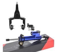 Amortisseur de Direction Kit de support d'amortisseur de direction pour moto Convient pour Kawasaki Ninja 400 Z400 2018-2024 Stabilisateur de Direction(A6)