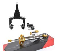 Amortisseur de Direction Kit de support d'amortisseur de direction pour moto Convient pour Kawasaki Ninja 400 Z400 2018-2024 Stabilisateur de Direction(A19)