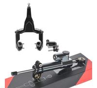 Amortisseur de Direction Kit de support d'amortisseur de direction pour moto Convient pour Kawasaki Ninja 400 Z400 2018-2024 Stabilisateur de Direction(A7)