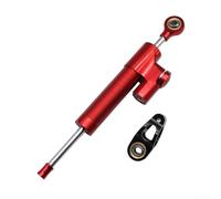 Amortisseur de direction réglable Marchfunny pour trottinette électrique pour Zero, pour Thunder et pour VSETT 10+, améliore la stabilité de conduite, minimise les chocs routiers (rouge)