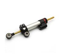 Amortisseur De Direction Réglable pour Moto pour BMW Accessoires De Moto Amortisseur De Direction Réglable Universel Contrôle Stabilisateur(Silver)