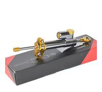 Amortisseur de Direction Support d'amortisseur de direction pour moto, stabilisateur Convient pour Kawasaki Ninja 400 Z400 2018-2023, contrôle de sécurité stabilisé(Gray Gold)