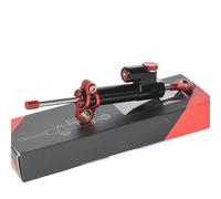 Amortisseur de Direction Support d'amortisseur de direction pour moto, stabilisateur Convient pour Kawasaki Ninja 400 Z400 2018-2023, contrôle de sécurité stabilisé(Black Red)