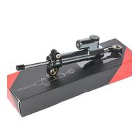 Amortisseur de Direction Support d'amortisseur de direction pour moto, stabilisateur Convient pour Kawasaki Ninja 400 Z400 2018-2023, contrôle de sécurité stabilisé(Gray Black)