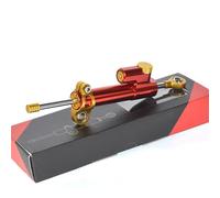 Amortisseur de Direction Support d'amortisseur de direction pour moto, stabilisateur Convient pour Kawasaki Ninja 400 Z400 2018-2023, contrôle de sécurité stabilisé(Red Gold)