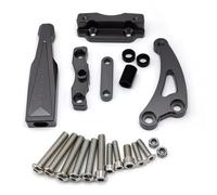 Amortisseur de Direction Support de montage d'amortisseur de direction, support stabilisateur adapté pour Honda CB650F CB500F CB 400 F CB400X Stabilisateur de Direction(Bracket 1)