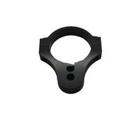 Amortisseur De Direction Universel CNC En Aluminium Pour Moto De Course, Montage Sur Tube De Fourche De 41 Mm, Noir(Argent)