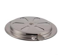 Amortisseur de grille d'aération de four silencieux en acier inoxydable 125