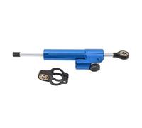 Amortisseur de guidon de moto réglable - Ajustement universel - Augmentation de la stabilité - Stabilisateur de direction de moto (bleu)