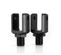 Amortisseur de moto confortable 1 paire d'amortisseurs d'air de moto, diamètre des yeux 10mm 12mm, anneaux en cuivre, adaptateur de remplacement arrière, tête d'extrémité de fourche en U D10 ( Color :