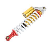 Amortisseur de moto réglable robuste 350 mm Ajustement universel Amortisseur de suspension à ressort pour VTT Quad Dirt Bike Go Kart Scooter Alliage d'aluminium antirouille