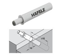 cyclingcolors 1x Amortisseur de porte placard à enficher dans une plaque d'adaptateur ou dans un perçage meuble cuisine armoire, 70N (effort important)