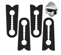 Amortisseur de porte de voiture - 4 pièces en silicone pour l'absorption des chocs, amortisseur silencieux pour serrures de véhicules - pour voiture camion camping-car conduite d'entretien réparation