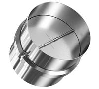 Amortisseur de refoulement de 10,2 cm, insert de conduit unidirectionnel avec rabats en aluminium à ressort, clapet anti-retour d'air pour aérations CVC, ventilateurs d'échappement, hottes de