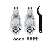 Amortisseur de remplacement Pour Harley Sportster 1200 Low (XL1200L) 2006-2011 Accessoires De Moto Amortisseurs Arrière Réglables 267 Mm Amortisseur D'air Suspension(Silver)