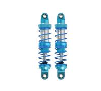 Amortisseur de Ressort Amortisseur D'huile De Choc En Métal 2 Pièces Adapté Au Véhicule À Chenilles Télécommandé 1/10 Pour Axial Pour SCX10 90046 AXI03007 TRX4 TRX6(Blue 90mm)