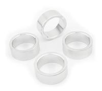 Amortisseur de Ressort Kit D'entretoises Levage D'amortisseur 2,5 Pouces Pour Pour Brute Pour Force 300 Pour KVF300 Pour KVF650D Pour KVF650E Pour KVF750 Amortisseur(Chrome)