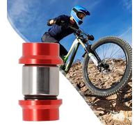 Amortisseur de roue arrière de vélo pour SRAM pour DT FOX pour Magura - Point de rotation à aiguille - Vis M8 - Trou 15 mm - Largeur 12,7 mm - Argent + rouge (22 mm)