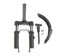 Amortisseur de Scooter pour Xiaomi M365/1S/Essential Lite/Pro/Pro 2/Mi 3 Scooter,Fourche à Suspension,kit de Suspension Avant + Garde-Boue Avant + Support de Pied pour 8,5 Pouces Scooter électrique