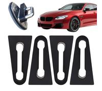 Amortisseur de serrure de porte - Amortisseur en caoutchouc pour serrures de porte - Outil d'isolation acoustique de véhicule 4 pièces pour berlines, amateurs de musique, road trip, conduite